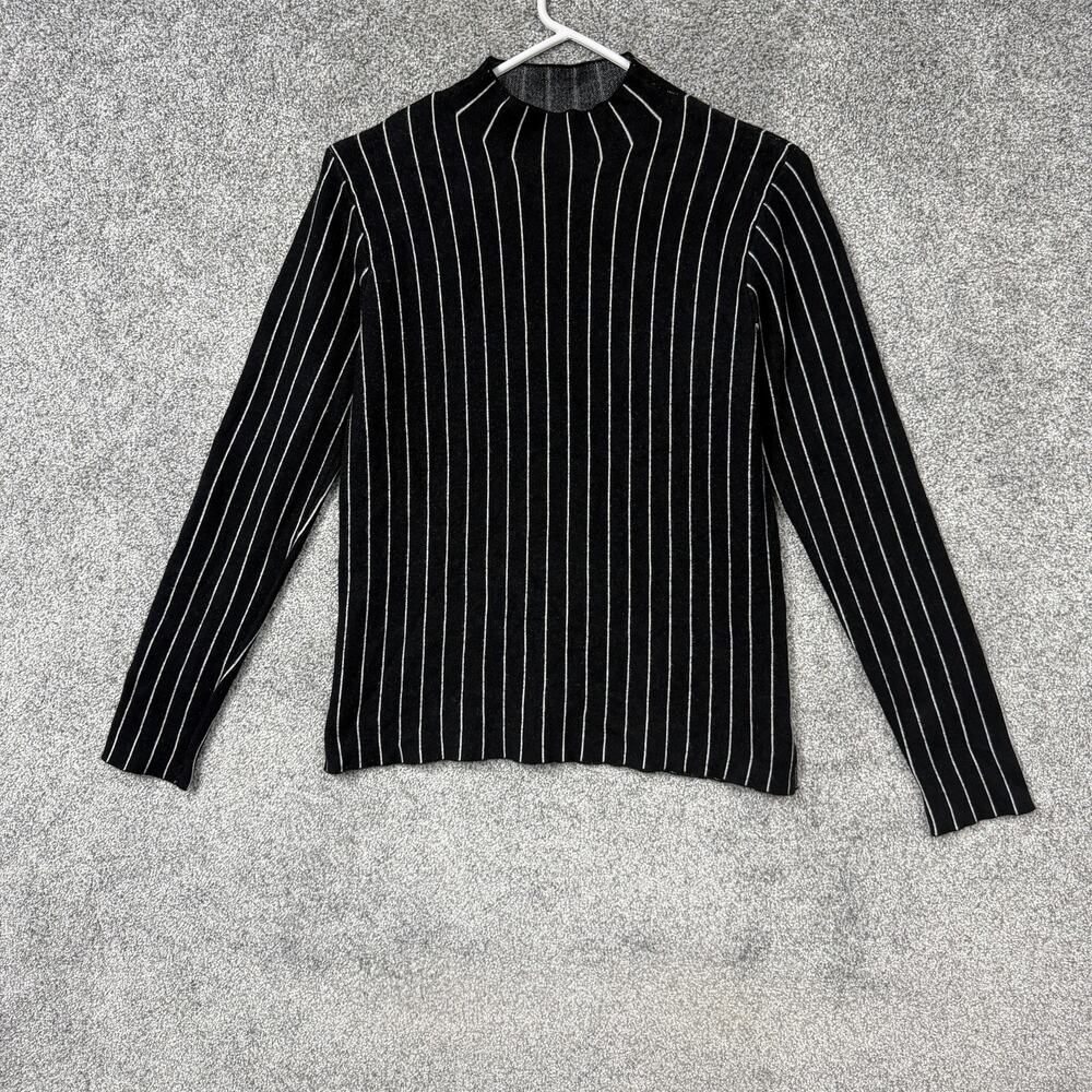 Zara Sweater M Monochromatic Quiet Luxury Minimalist Dark Academia Office Siren